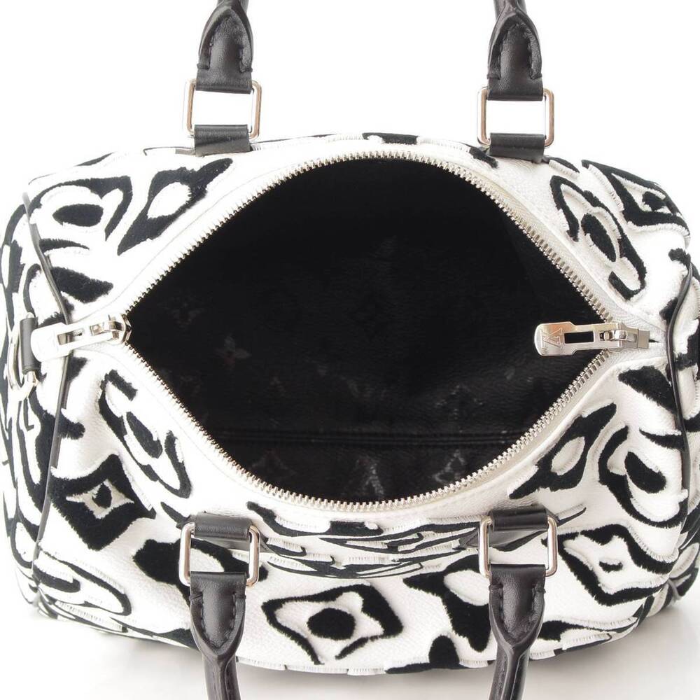 Louis Vuitton Urs Fischer Speedy Bandouliere Handbag White - Picture 6 of 10